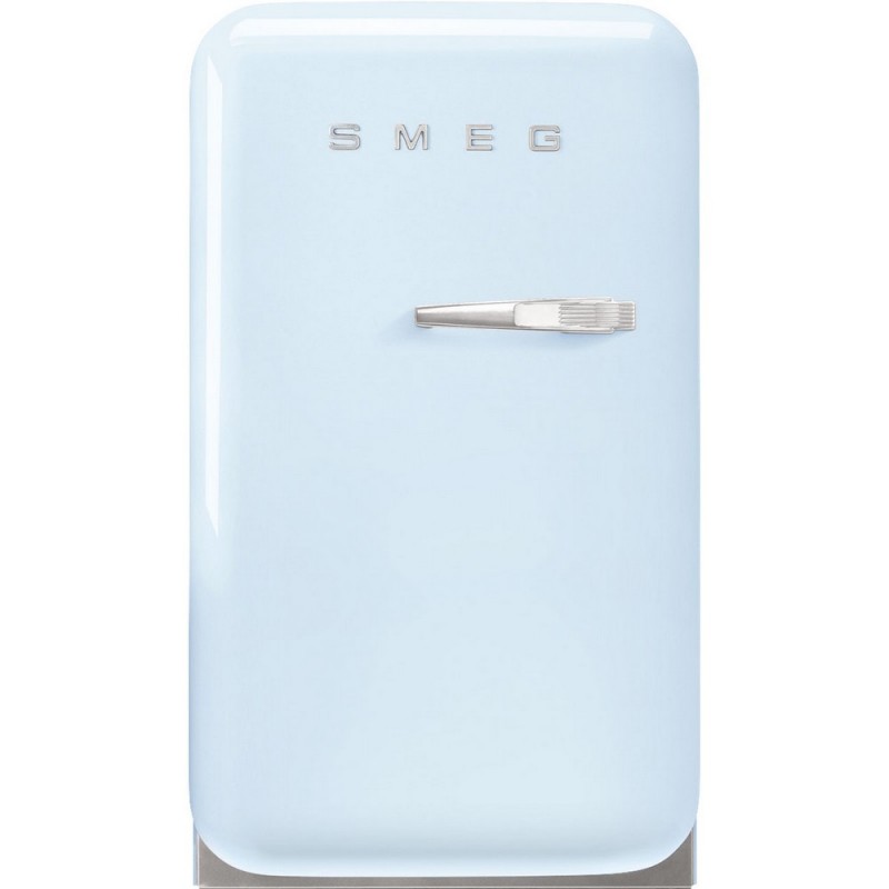  Smeg Free-standing single door refrigerator with left hinges FAB5LPB5 light blue finish 41 cm