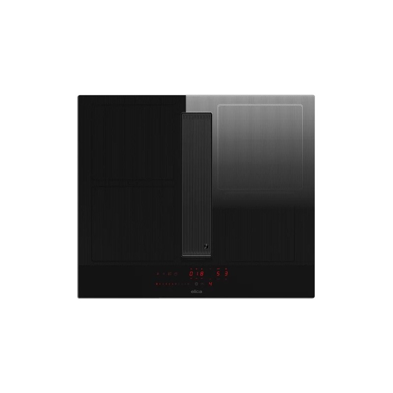 PRF0196869 Plaque à induction Elica NIKOLATESLA VELVET BL/A/60 PRF0196869 60 cm en verre noir avec hotte