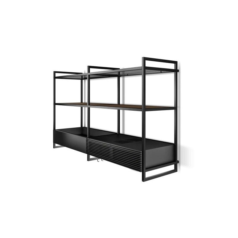 PRF0167007A Hotte de filtration murale Elica OPEN SUITE BL MAT/F/160 PRF0167007A, finition noire, 160 cm