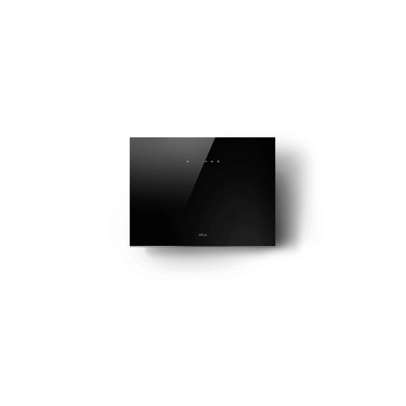 PRF0164946A Elica PLAT @ BL/F/55 PRF0164946A 55cm wall-mounted filter hood with black glass finish