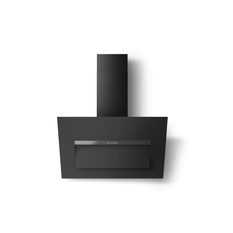 PRF0164475A Campana extractora de pared Elica BLOOM-S DEKT/A/85 PRF0164475A acabado Dekton negro 85 cm