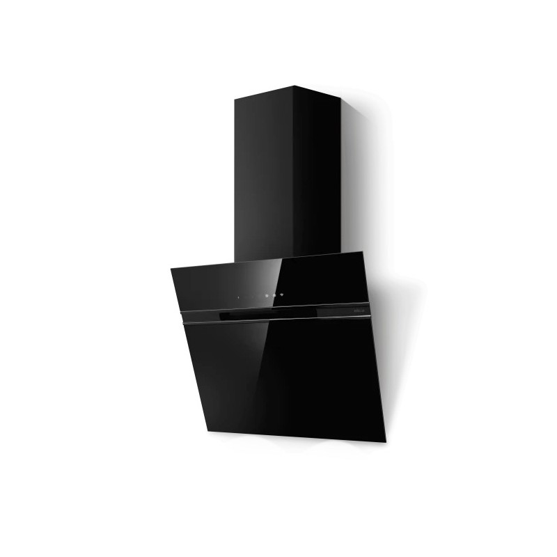 PRF0199704 Hotte aspirante murale Elica STRIPE @ BL/A/60 PRF0199704, 60 cm, finition verre noir