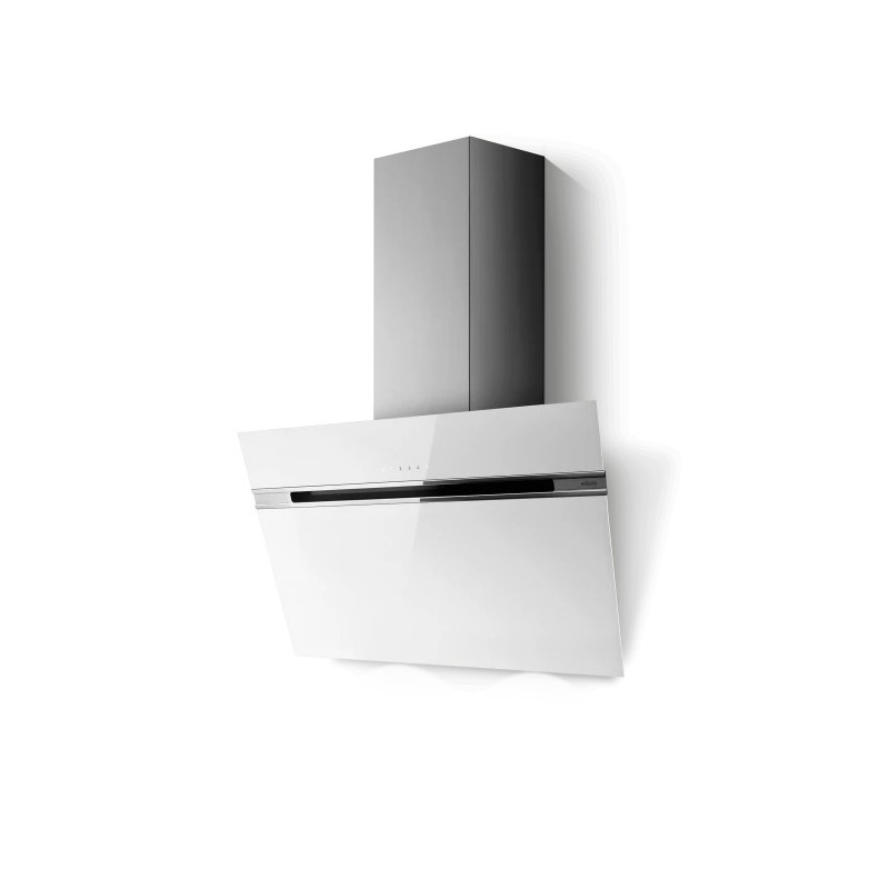 PRF0199708 Campana extractora de pared Elica STRIPE @ WH/A/80 PRF0199708, 80 cm, acabado en cristal blanco