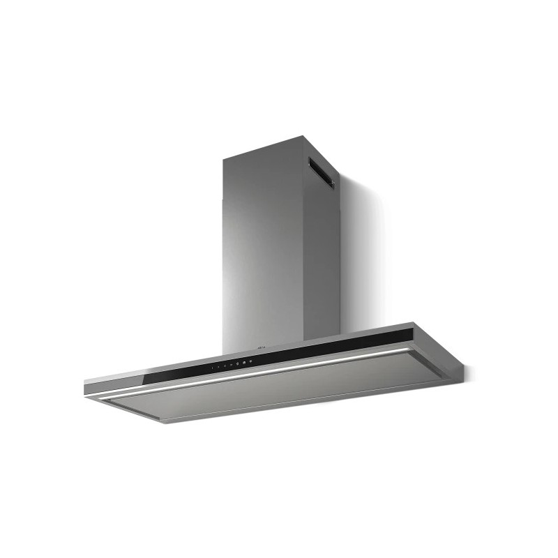 PRF0194157 Hotte aspirante murale Elica ELEMENT @ IXBL/A/90 PRF0194157 de 90 cm, finition inox/verre noir