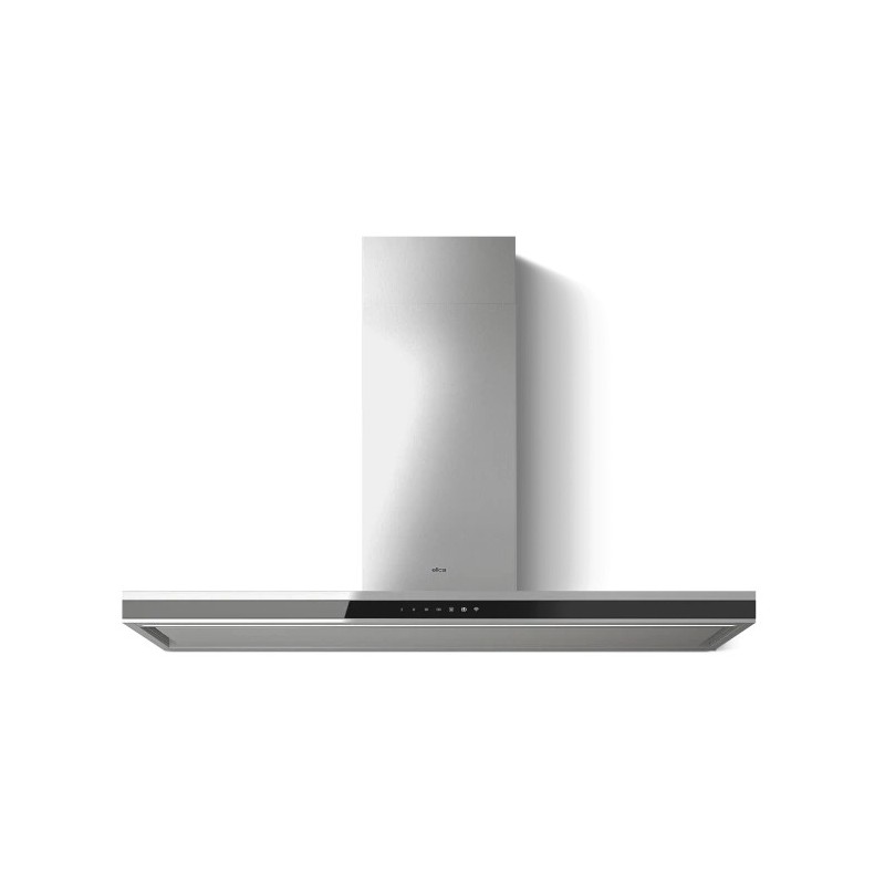 PRF0196972 Elica ELEMENT @ IXBL/A/120 PRF0196972 wall mounted extractor hood, 120 cm, stainless steel/black glass finish