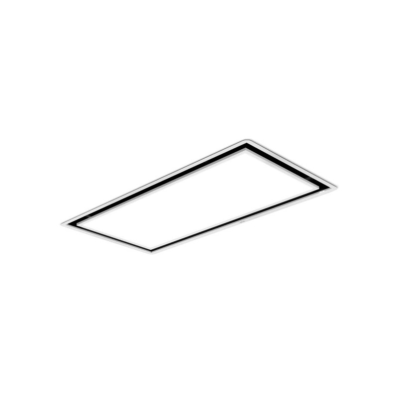PRF0146230A Hotte aspirante de plafond Elica SKYDOME SANS MOTEUR A/100 PRF0146230A avec cadre blanc de 100 cm