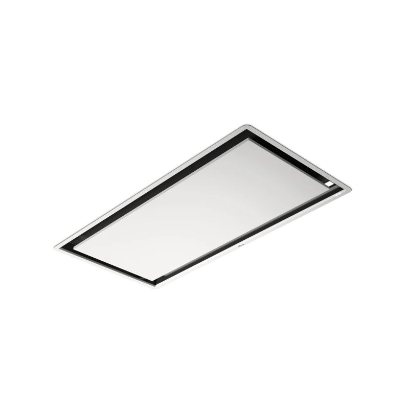 PRF0146251B Hotte aspirante de plafond Elica ILLUSION H30 WH/A/100 PRF0146251B, finition blanche avec cadre blanc de 100 cm