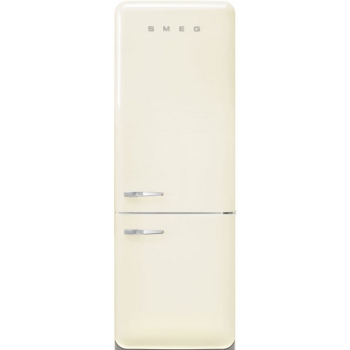 Smeg Free-standing refrigerator with right hinges FAB38RCR5 cream finish 71 cm