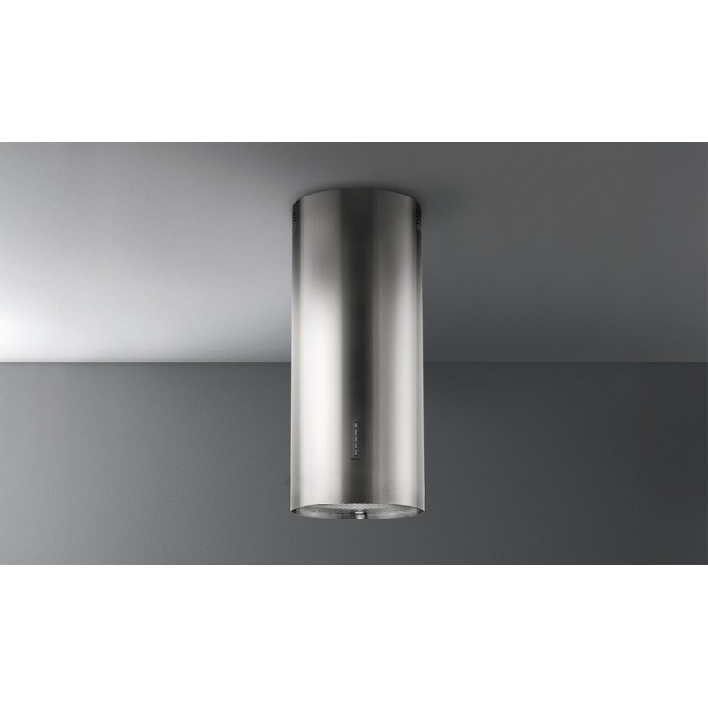 CPOI90.E11P2#EUI490F Hotte îlot Falmec Polar Evo, finition inox, 35 cm