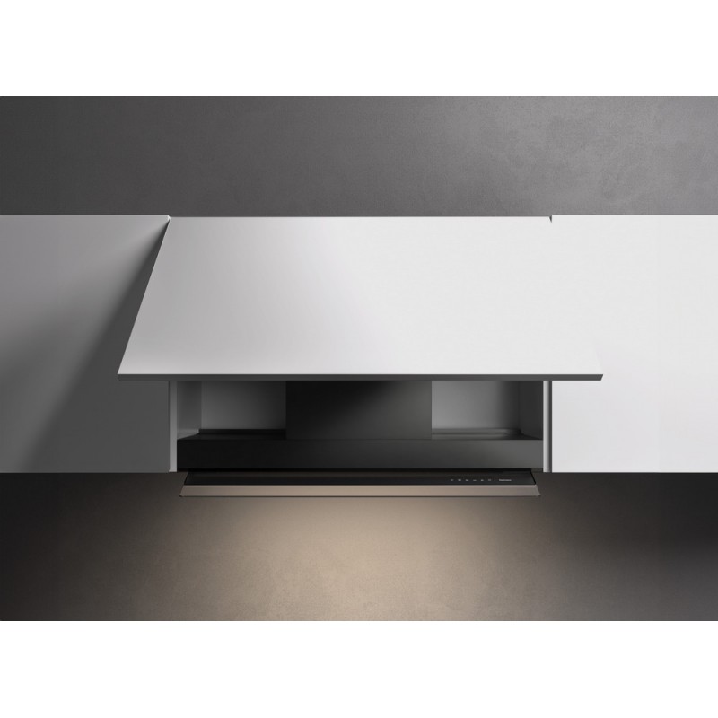 CVJN90.E29P2#EUN490F Capote intégrée Falmec Virgola Touch NRS 90 cm, finition noire