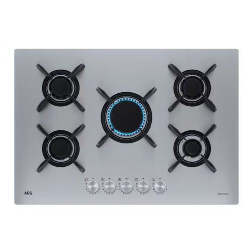 AEG HGB 75423 UZ gas hob 75 cm stainless steel finish