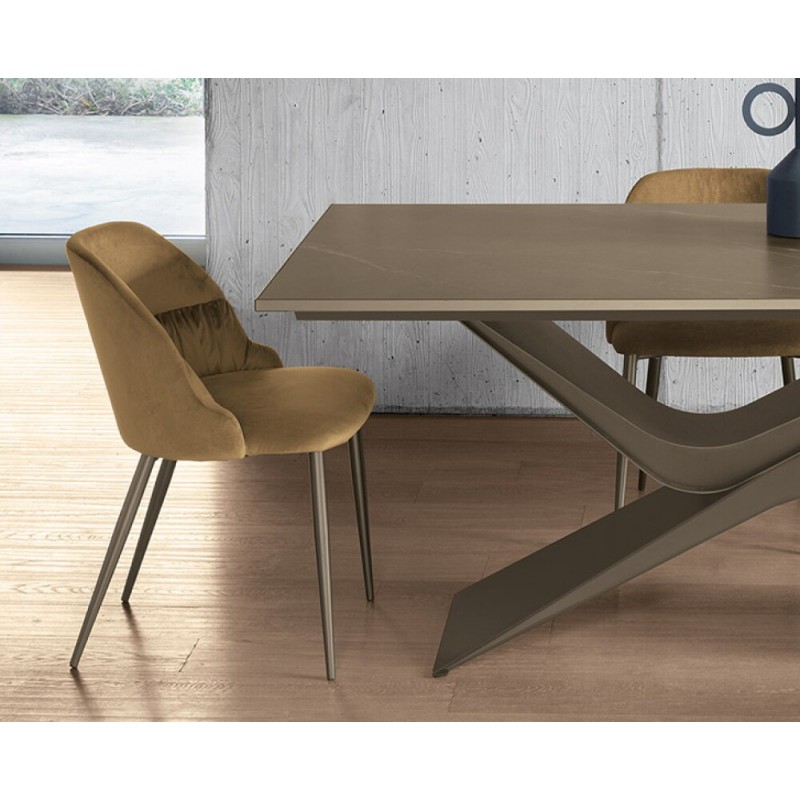 JASMINE JASMET Sedit Jasmine chair with metal structure and seat of your choice