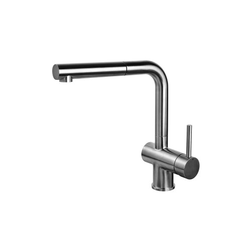 Mitigeur monocommande Foster avec bec pivotant et bec extractible 8551 000 finition inox satiné
