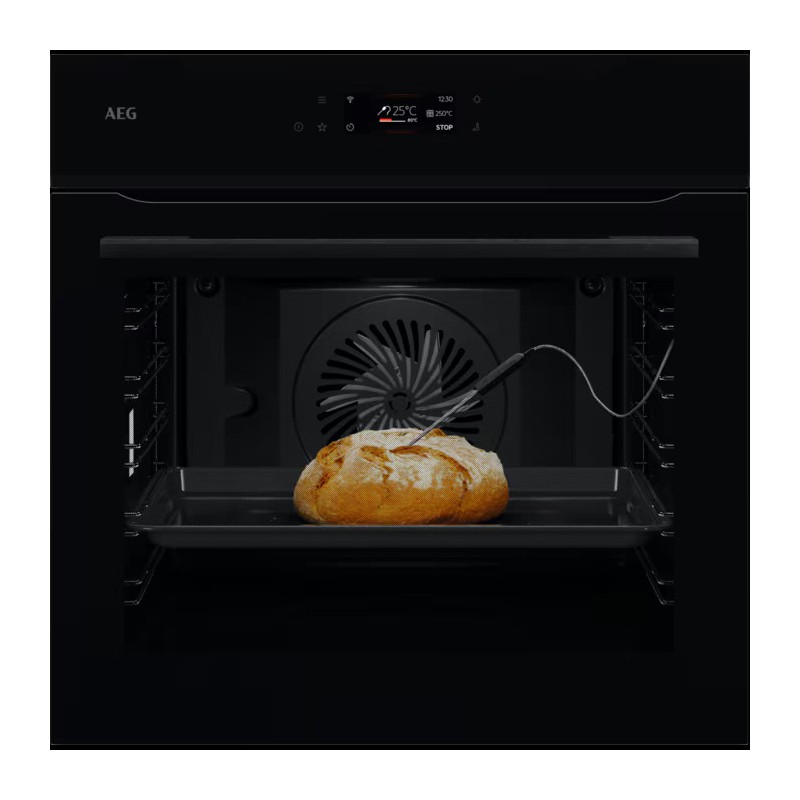 NBE7P631AB PRONTA CONSEGNA - AEG Forno MealAssist pirolitico da incasso NBE 7P631 AB finitura nero lucido da 60 cm