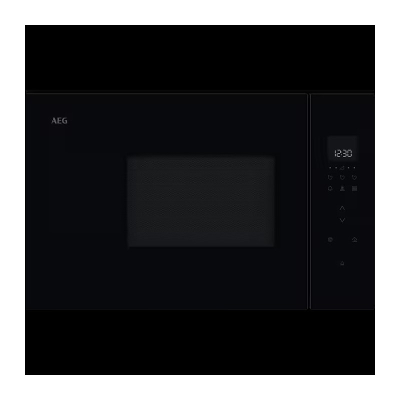 NMB6G171SB Four à micro-ondes avec grill AEG NMB 6G171 SB 60 cm finition noir brillant