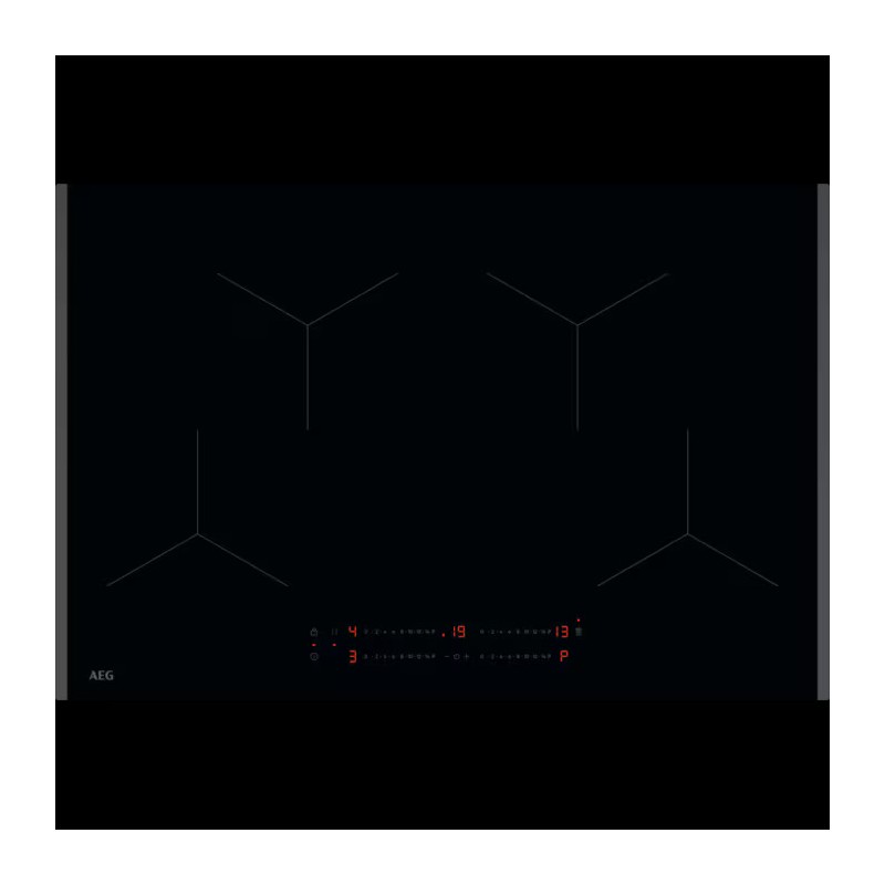 OIO84A00FB AEG OIO 84A00 FB 80cm Black Glass Ceramic Induction Hob