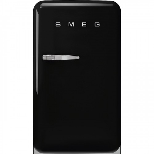 Smeg Freestanding Single Door Right Hinged Refrigerator FAB10RBL6 Black Finish 55cm