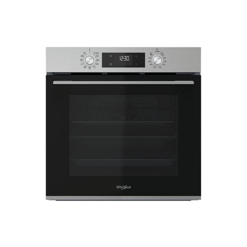 OMK58HU0X LIVRAISON RAPIDE - Four multifonction Whirlpool OMK58HU0X, finition acier facile à nettoyer, 60 cm