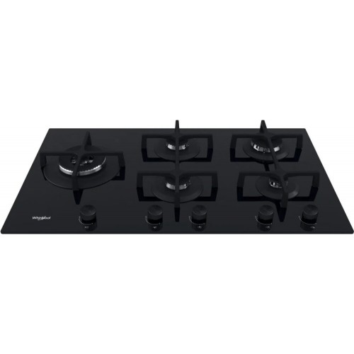 PRONTA CONSEGNA - Whirlpool Piano cottura a gas GOA 9523/NB1 finitura vetro nero da 90 cm