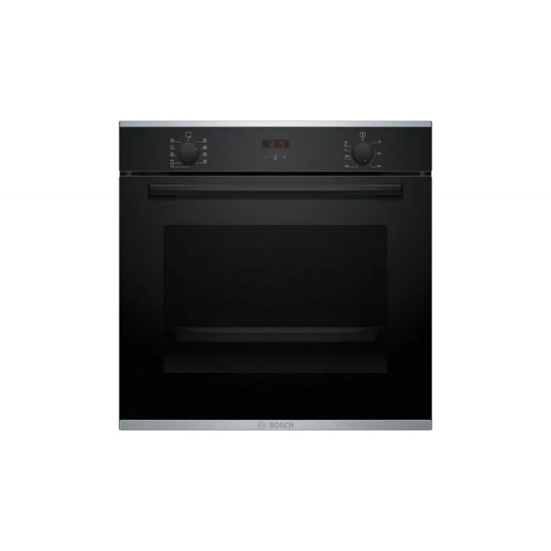 HBA234BA0 ## Bosch Built-in Oven HBA234BA0 Black Glass Finish 60cm - Serie 4