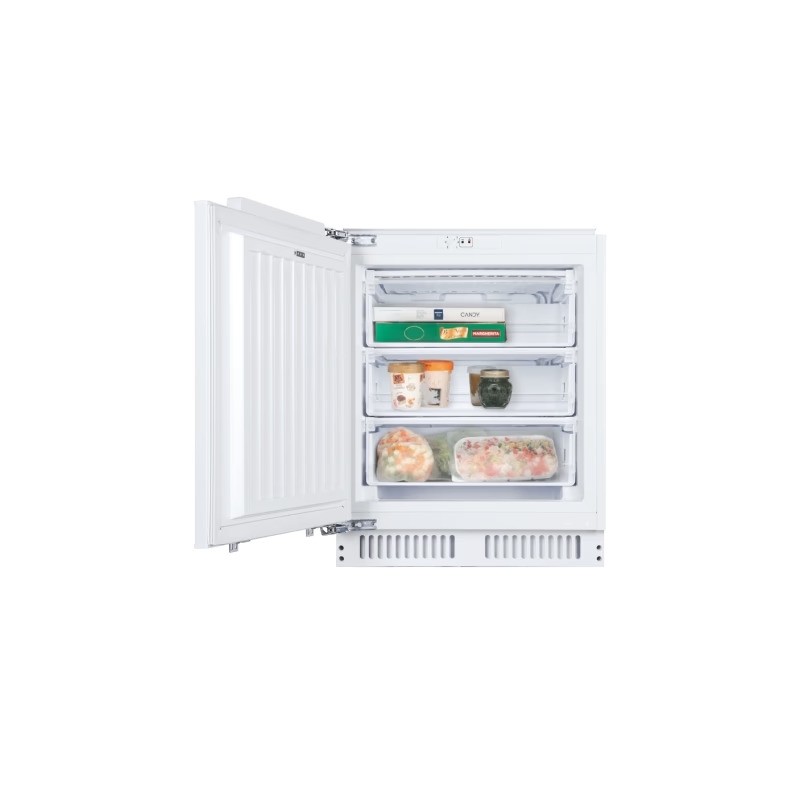 CUS68EW LIVRAISON RAPIDE - Congélateur encastrable à une porte Candy CUS68EW finition blanche 60 cm