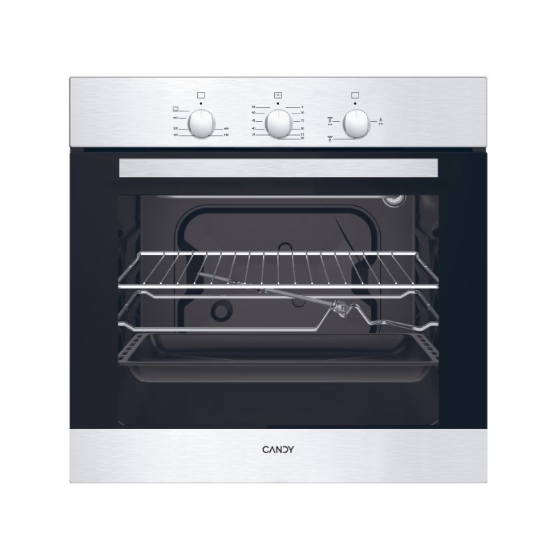 OCGE02TX LIVRAISON RAPIDE - Four à gaz encastrable Candy OCGE02TX finition noir et inox 60 cm