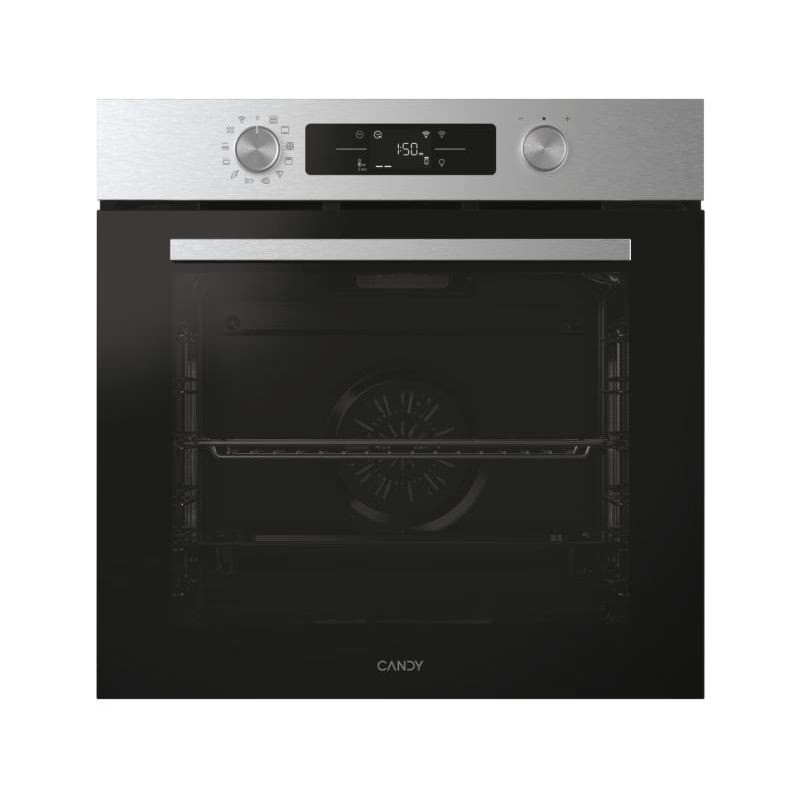 CA6 N3B3EHTX PROMPT DELIVERY - Candy Built-in multifunction electric oven CA6N3B3EHTX black glass and stainless steel finish 60 cm