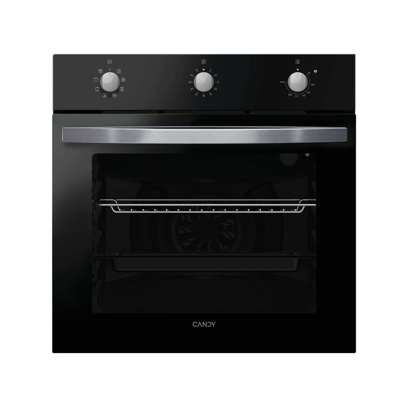 FCT602XIT PROMPT DELIVERY - Candy Built-in electric fan oven FCT602XIT black glass and stainless steel finish 60 cm