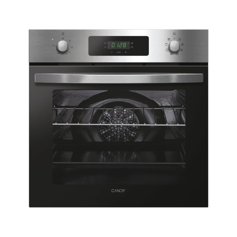FIDC X605IT ENTREGA RáPIDA - Horno eléctrico de convección Candy FIDCX605IT de empotrar en cristal negro y acabado acero inoxidable 60 cm