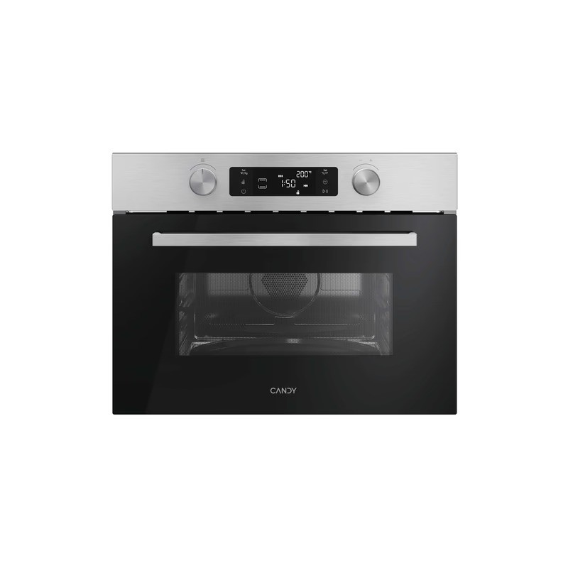 CA4MWNBB6N ENTREGA RáPIDA - Horno microondas integrable Candy CA4MWNBB6N acabado en cristal negro y acero inoxidable 60 cm
