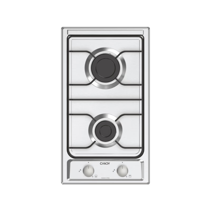 CHW23X Plaque de cuisson à gaz Candy CHW23X 30 cm finition inox