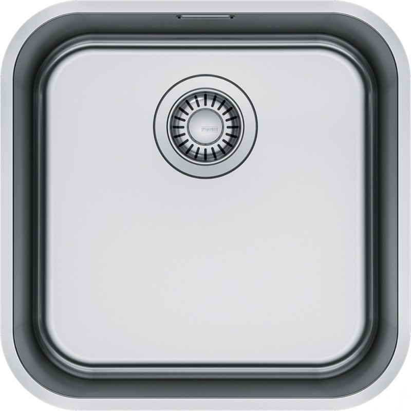 122.0736.140 Évier à cuve unique Franke Smart Undermount SRX 110-40 122.0736.140, finition acier inoxydable, 42,8 x 42,8 cm