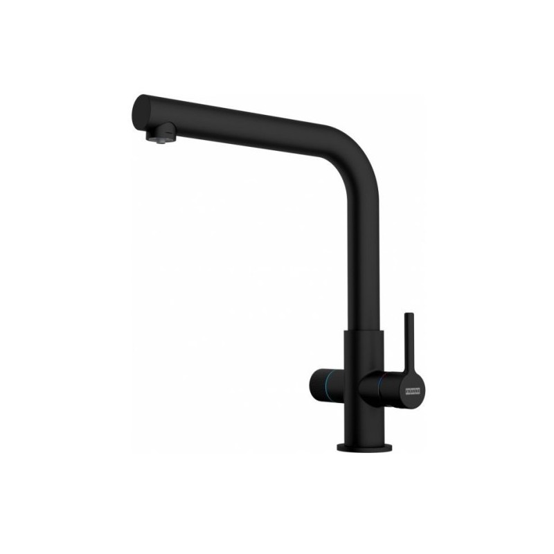 120.0730.802 Robinet mitigeur à deux commandes Franke Lina Clear Water 2.0, référence 120.0730.802, finition noire mate