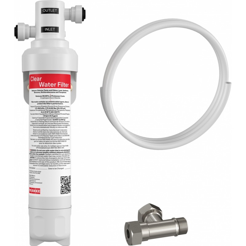 150.0730.809 Kit de filtration d'eau claire Franke Lina 150.0730.809