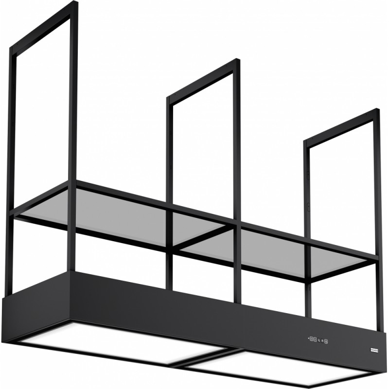 325.0726.999 Franke: Hotte îlot Mythos T-Shelf Evolution FMY EVOLUTION F160 325.0726.999 finition noir mat 160 cm