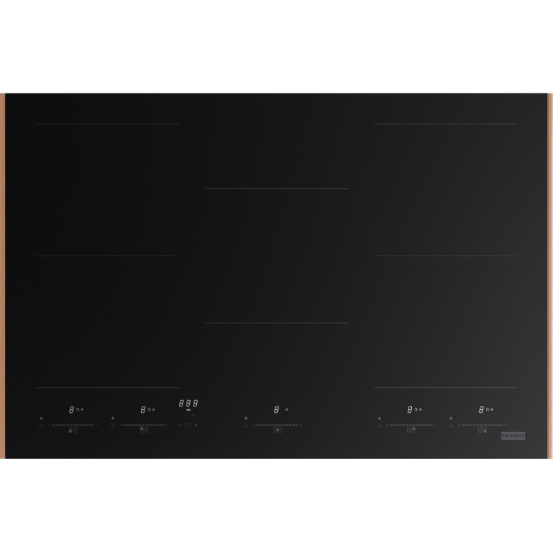 108.0735.485 Franke: Mythos Masterpiece K-LINK FMY 805 IF KL CP 108.0735.485 77cm Black Glass/Copper Induction Hob