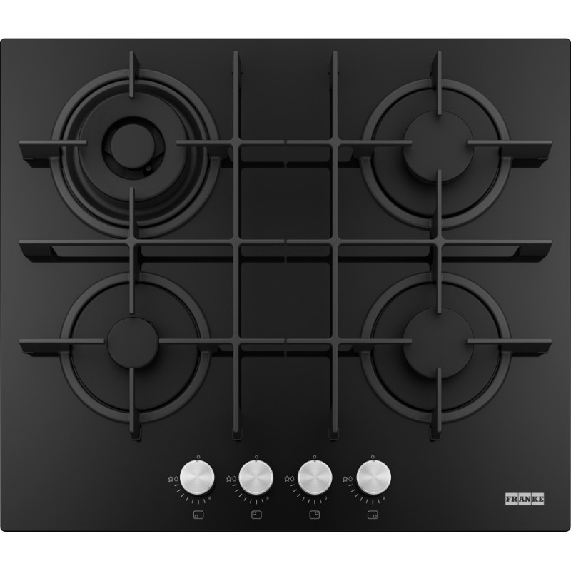 106.0734.774 Franke: Maris 600 FHMA 604 3G DC C 106.0734.774 Placa de gas de cristal negro de 59 cm