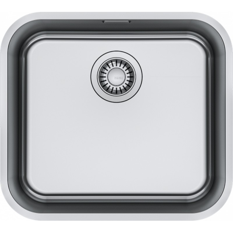  Fregadero Franke Smart Undermount SRX 110-45 122.0736.151 de un solo seno, acabado en acero inoxidable, 48,2 x 43,2 cm