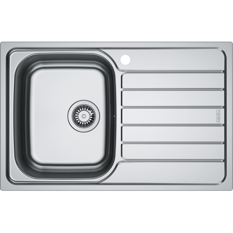  PRONTA CONSEGNA - Franke Lavello una vasca con gocciolatoio a destra Spark Incasso SKX 611-78 101.0712.130 finitura inox satinato da 78x50 cm