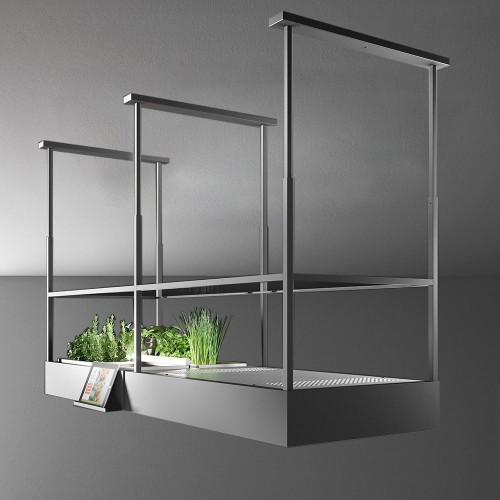 Falmec Hotte îlot Spazio 180 cm finition inox