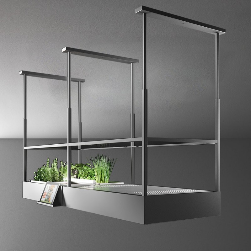 Falmec Hotte îlot Spazio 180 cm finition inox