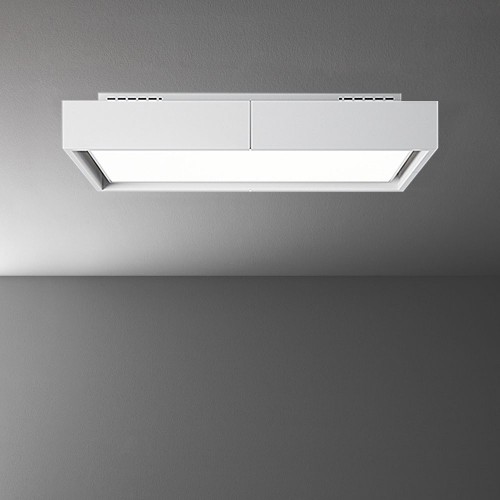 Falmec 115 cm ceiling hood Vega white finish