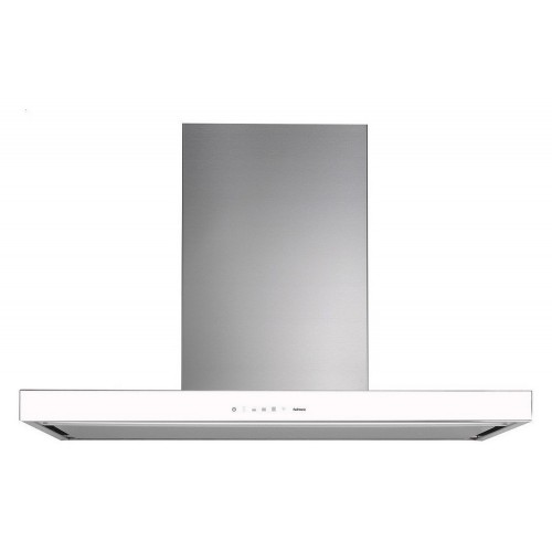 Falmec 90 cm wall hood Lumina NRS stainless steel and white glass finish