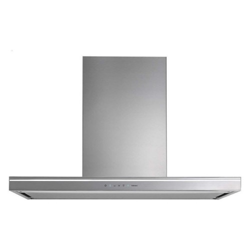 Falmec Hotte îlot Lumina NRS finition inox et verre acier 90 cm