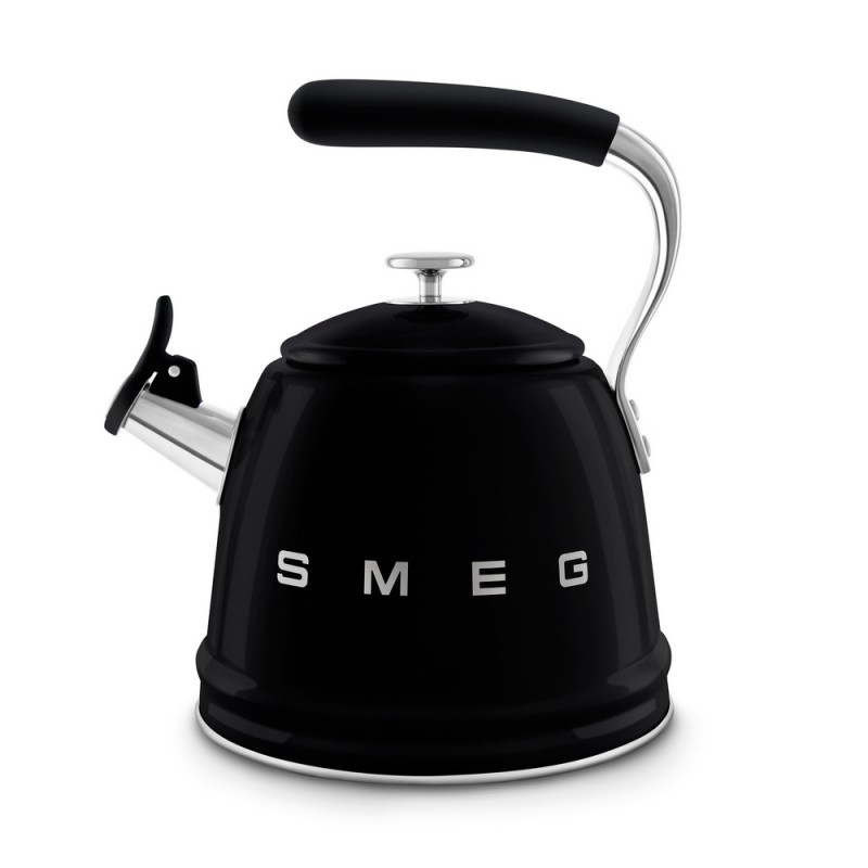 WKF01BL Bouilloire sifflante Smeg WKF01BL, finition noire