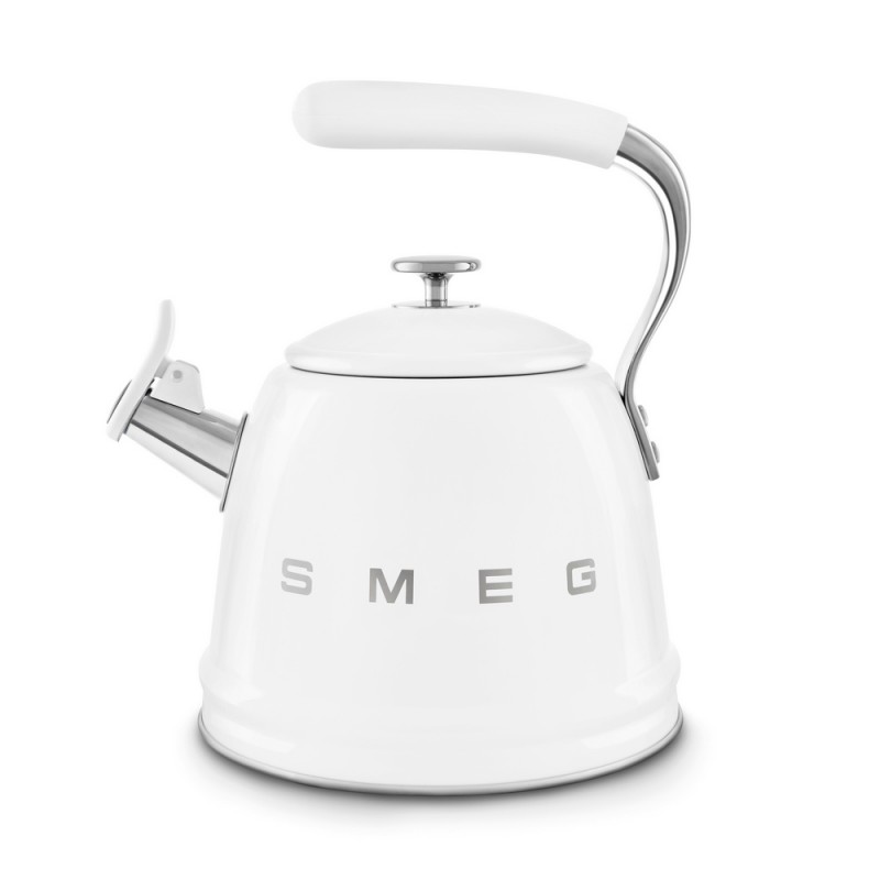 WKF01WH Smeg WKF01WH Whistling Kettle, White Finish