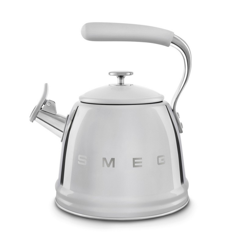 WKF01SS Bouilloire sifflante Smeg WKF01SS, finition acier inoxydable