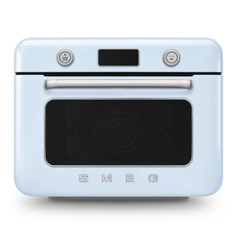 COF01PBEU Four à vapeur de comptoir Smeg COF01PBEU 50 cm avec finition bleue