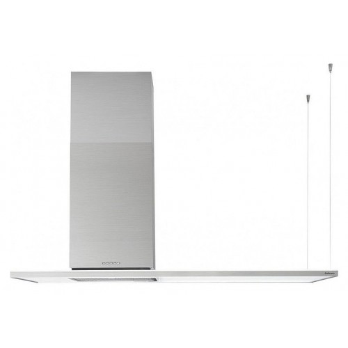 Falmec Island hood Zenith NRS stainless steel finish with 180 cm glass shelf