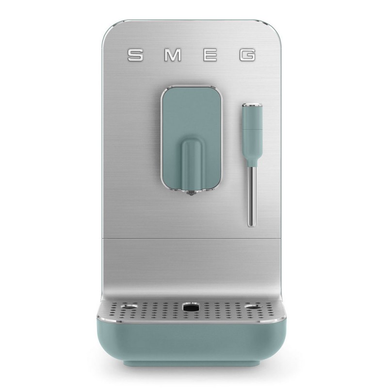 BCC12EGMEU Machine à café automatique Smeg BCC12EGMEU avec buse vapeur, finition vert émeraude